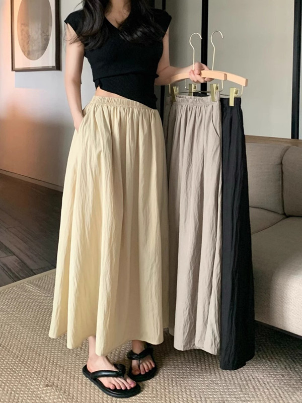 Pencil Skirt Midi - Extra grote maat ijszijde hoge taille