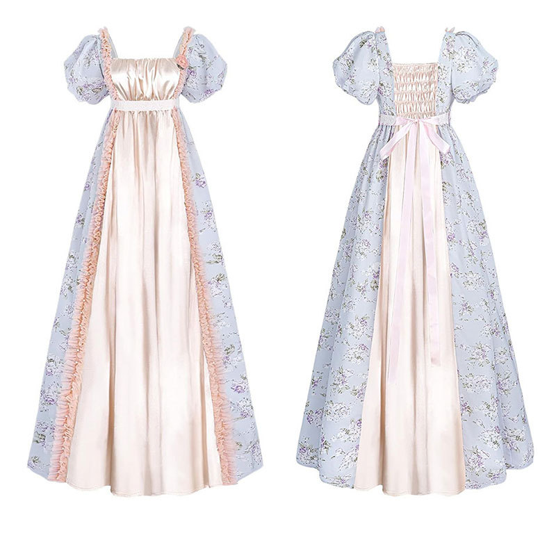 Victorian Women'S Formal Wear - Victoriaanse baljurk middeleeuwse elegante jurk met