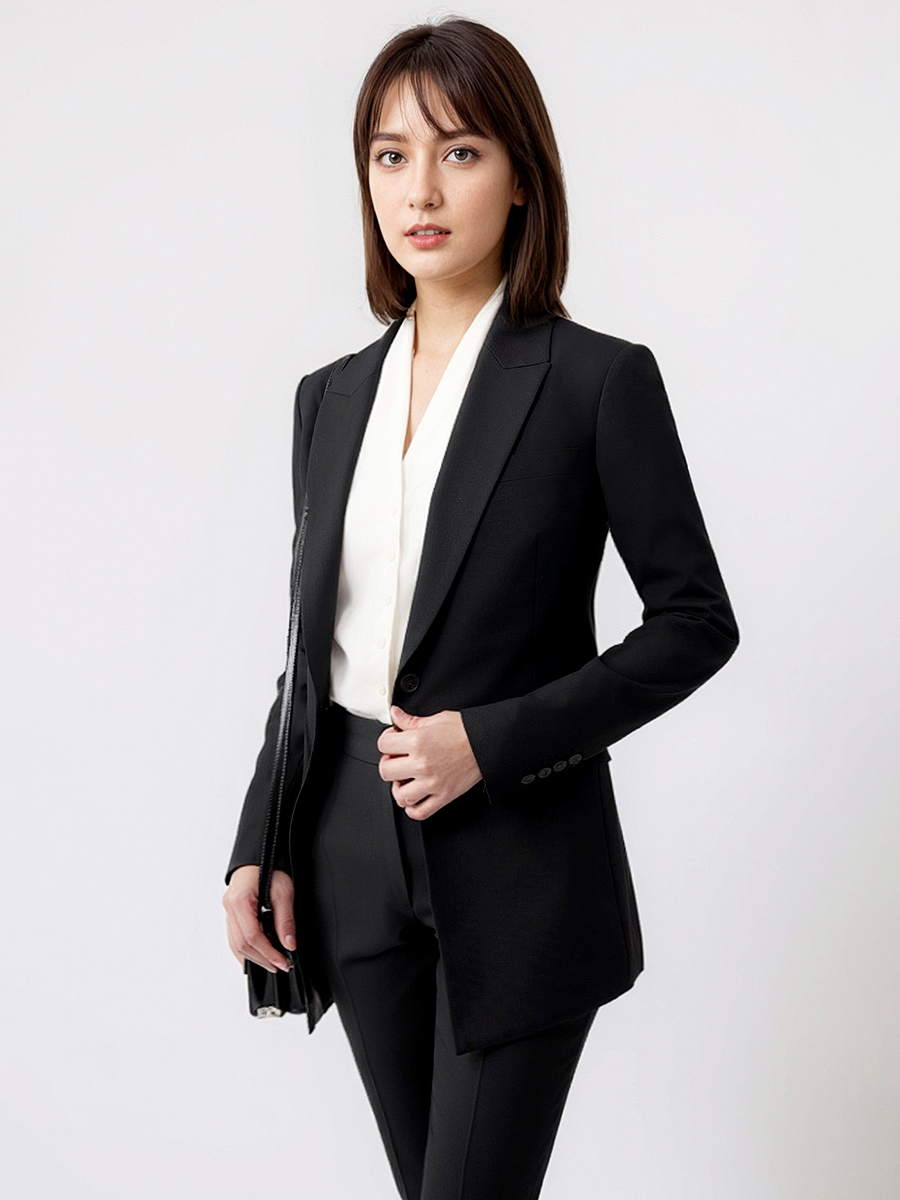 Women'S Formal Wear Pants Suit - Dameskostuums Set Blazer Broek Kantoor Dame