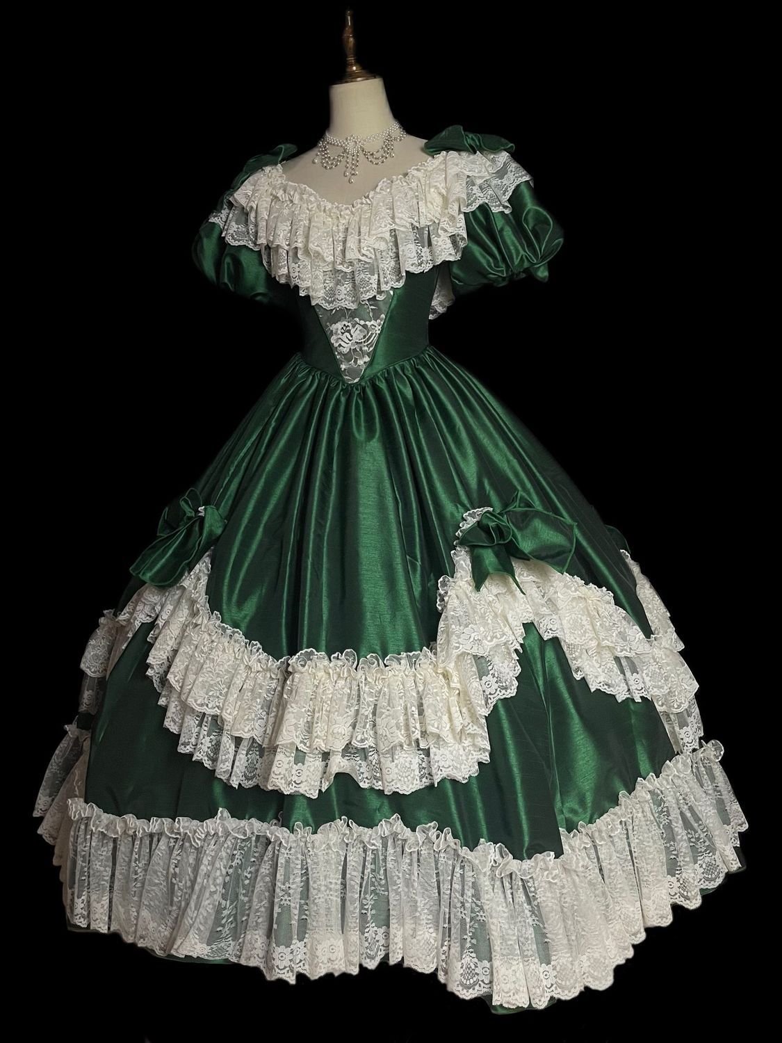 Victorian Women'S Formal Wear - Historische Victoriaanse Lolita-avondjurken uit de Burgeroorlog,
