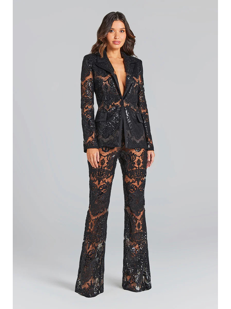 Women'S Formal Wear Suit - HIGH STREET Nieuwste 2026 Designer Runway