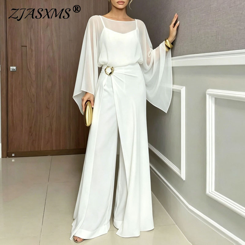 Women'S Formal Wear Suit - Vrouwen formele jumpsuit 2-delige set pure