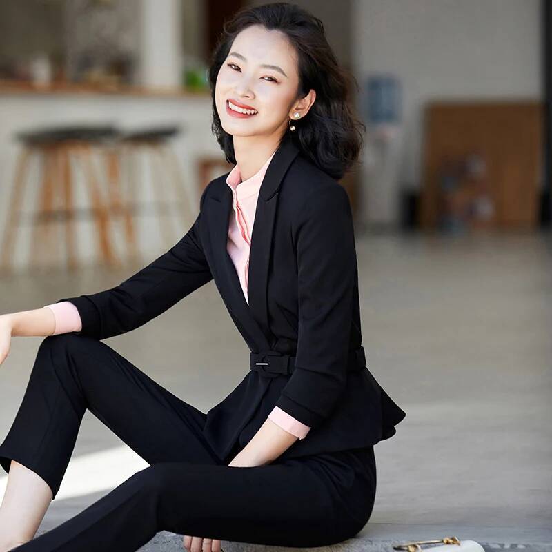 Women Formal Wear Interview - Formele Dames Zakelijke Blazers Vrouwelijke Rok