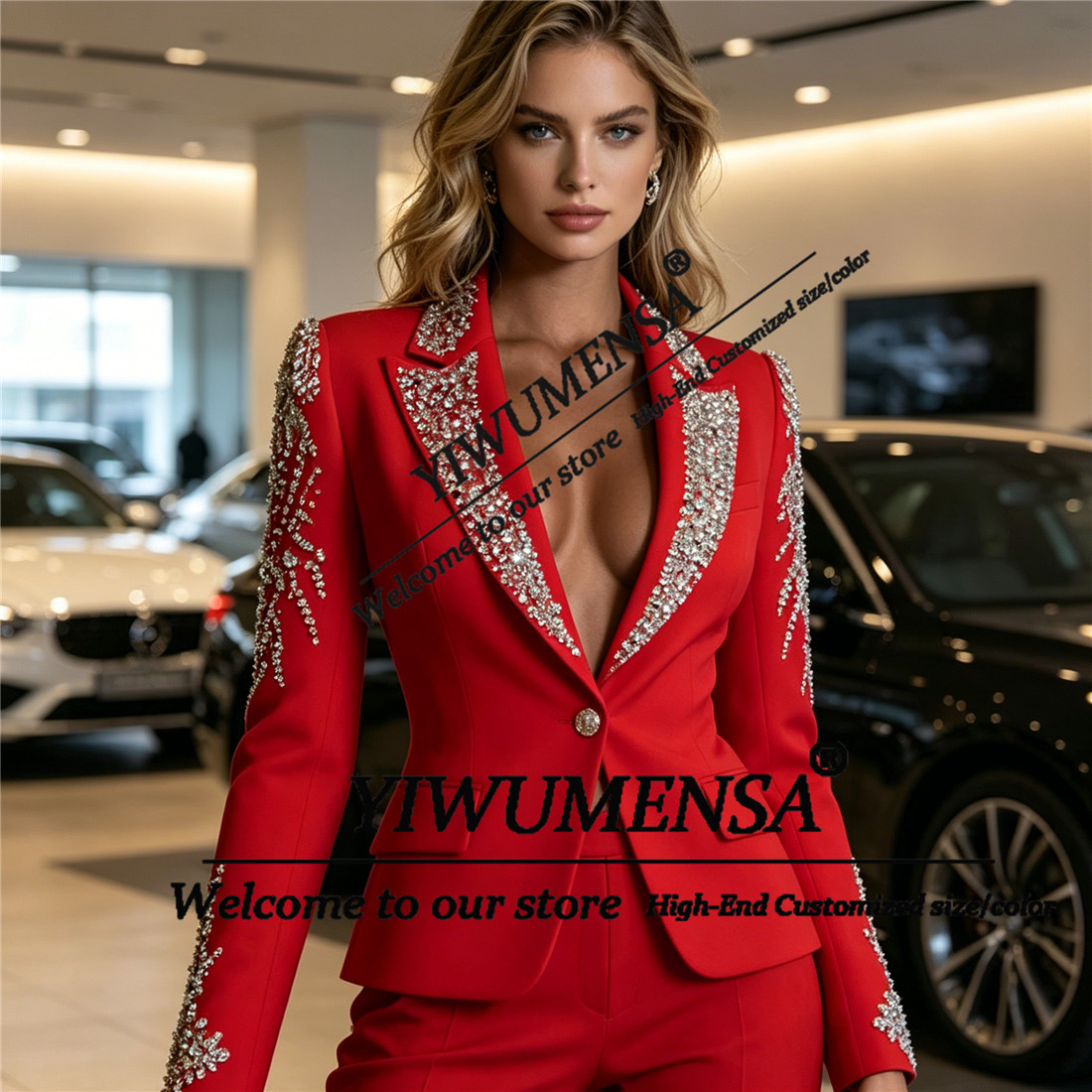 Luxe Damespakken 2-delige sets - Women'S Formal Wear Suit recensie en prijs