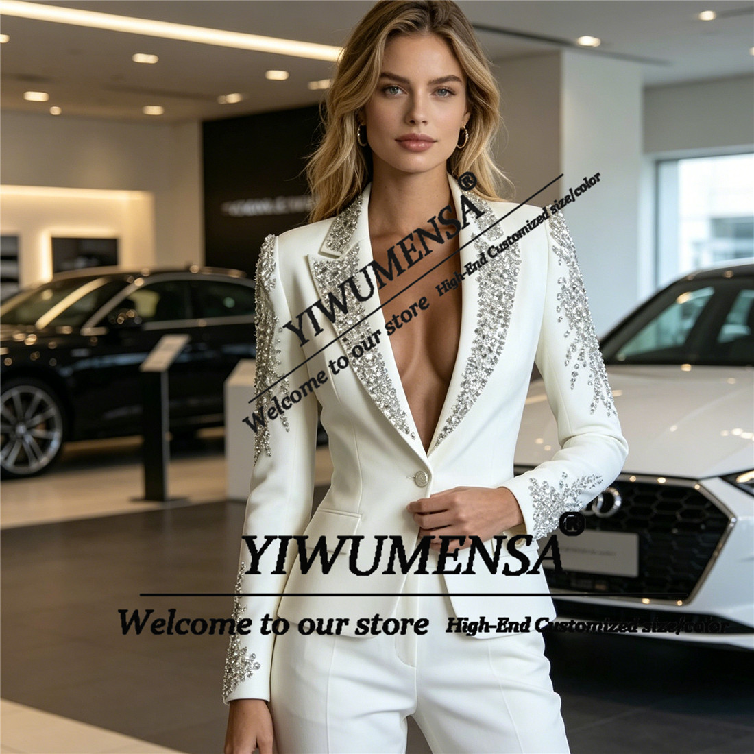 Luxe Damespakken 2-delige sets - Women'S Formal Wear Suit recensie en prijs
