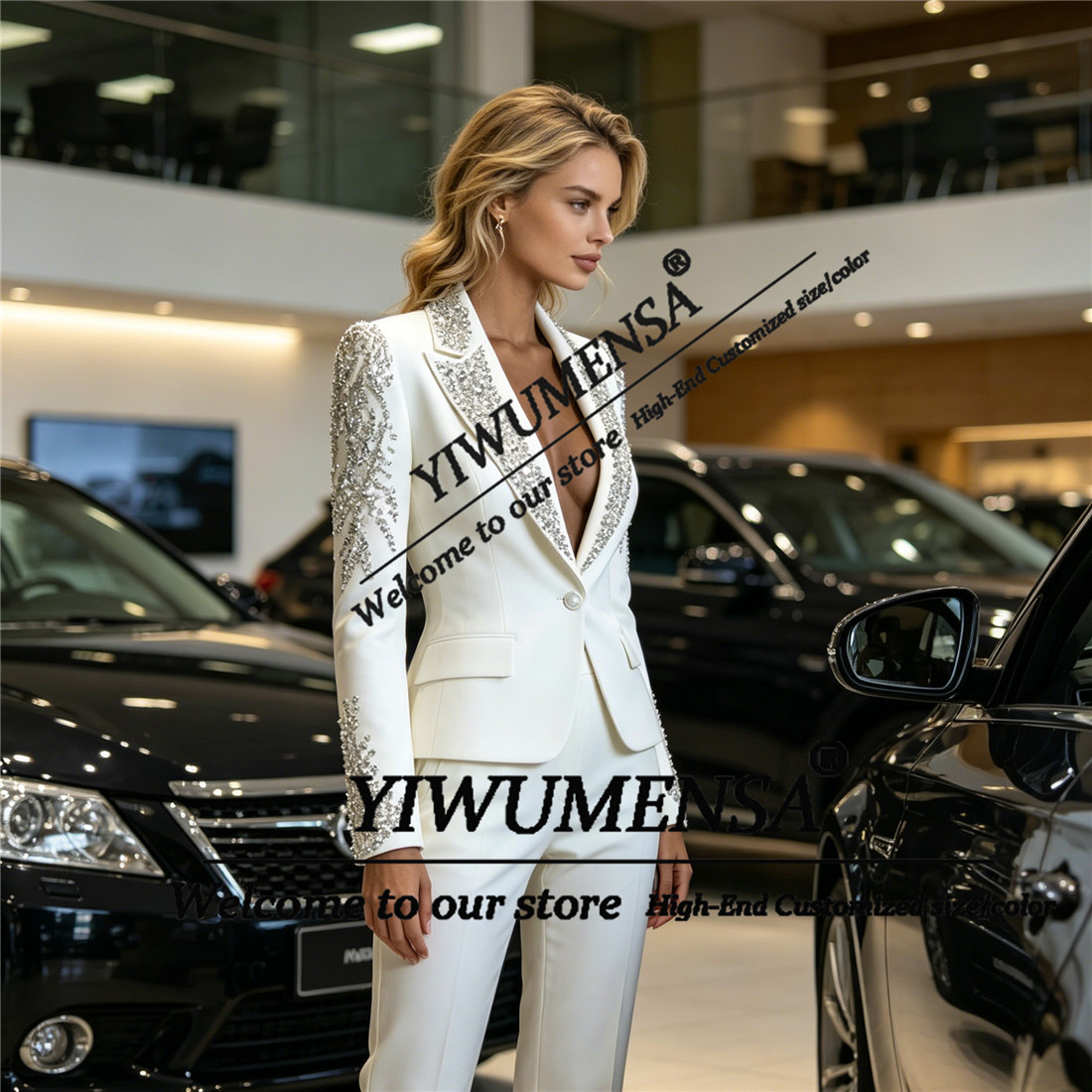 Luxe Damespakken 2-delige sets - Women'S Formal Wear Suit recensie en prijs