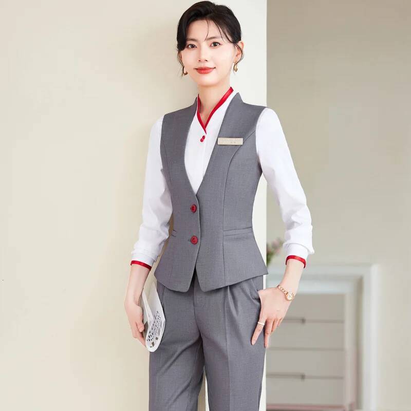 Plus maat 5XL formele broekpak - Women'S Formal Wear Pants Suit recensie en prijs