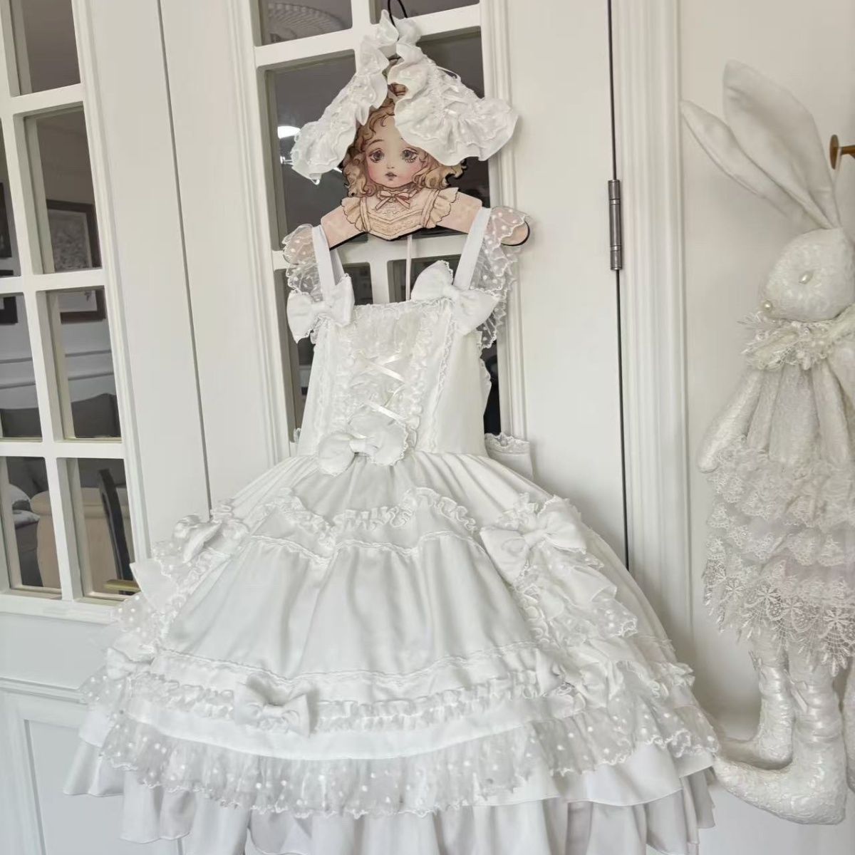 Zoete Lolita-jurk Crèmewitte R - Victorian Women'S Formal Wear recensie en prijs