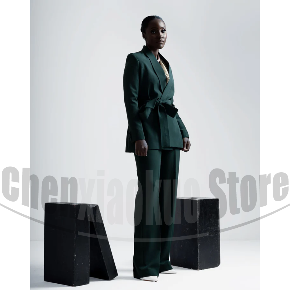 Damespak met ceintuurblazer en - Women'S Formal Wear Pants Suit recensie en prijs