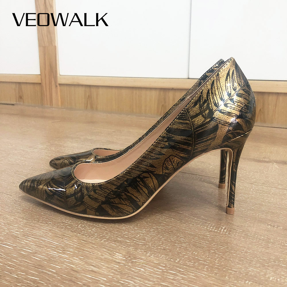 Veowalk Dames Metallic Goud Pa - Women Formal Wear Heels recensie en prijs