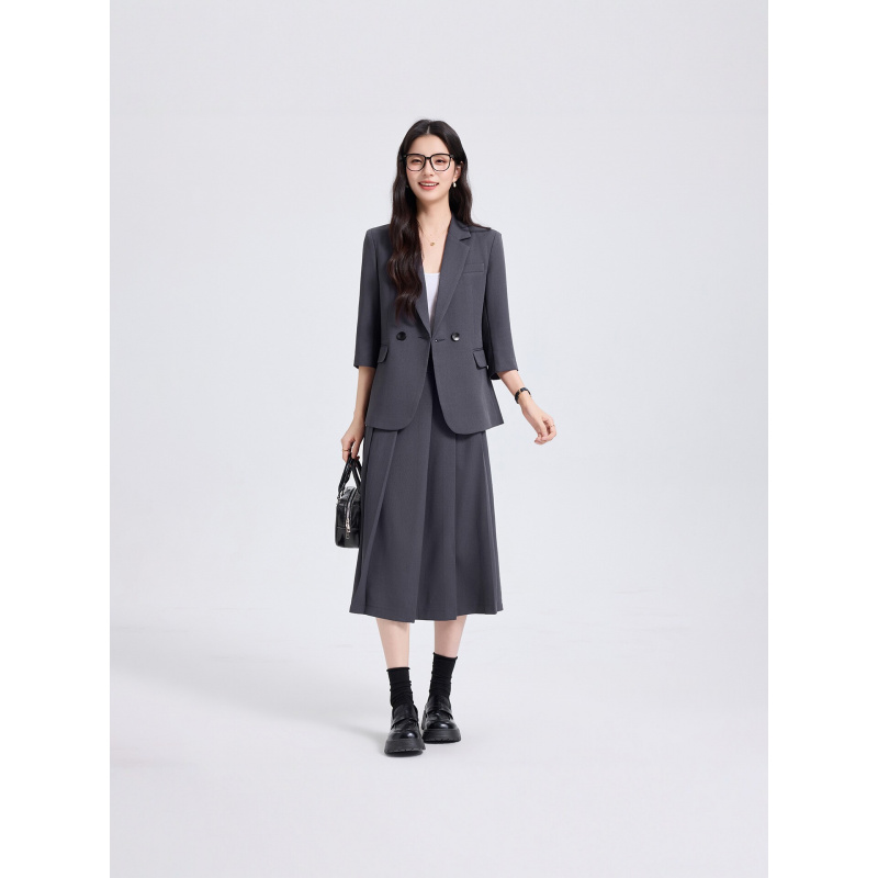 Marineblauwe damespakset voor  - Women'S Formal Wear Pants Suit recensie en prijs