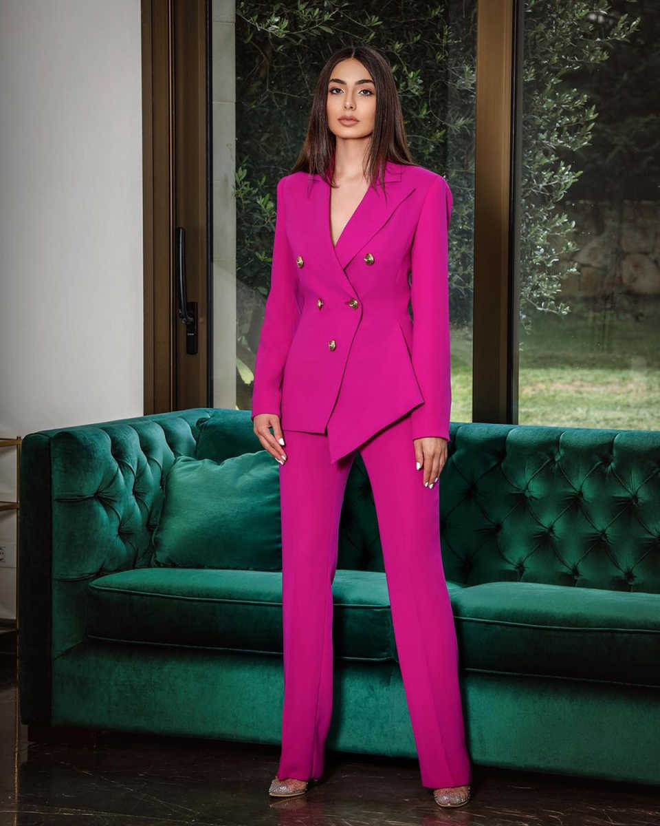 Candy Color Women Pants Suits  - Women'S Formal Wear Pants Suit recensie en prijs