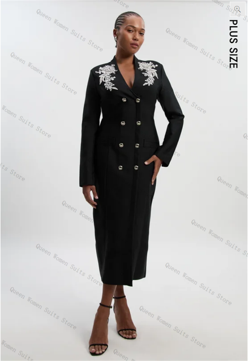 Zwart katoenen damespak 1-deli - Women'S Formal Jackets To Wear With Dresses recensie en prijs