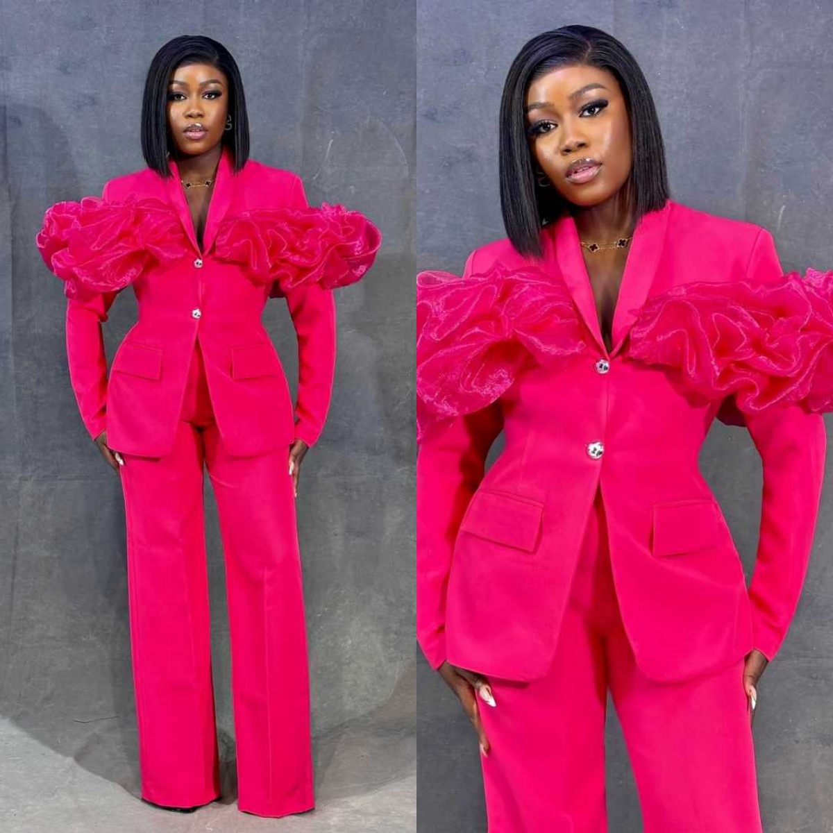 Aangepaste hete roze vrouwen b - Women'S Formal Jackets To Wear With Dresses recensie en prijs